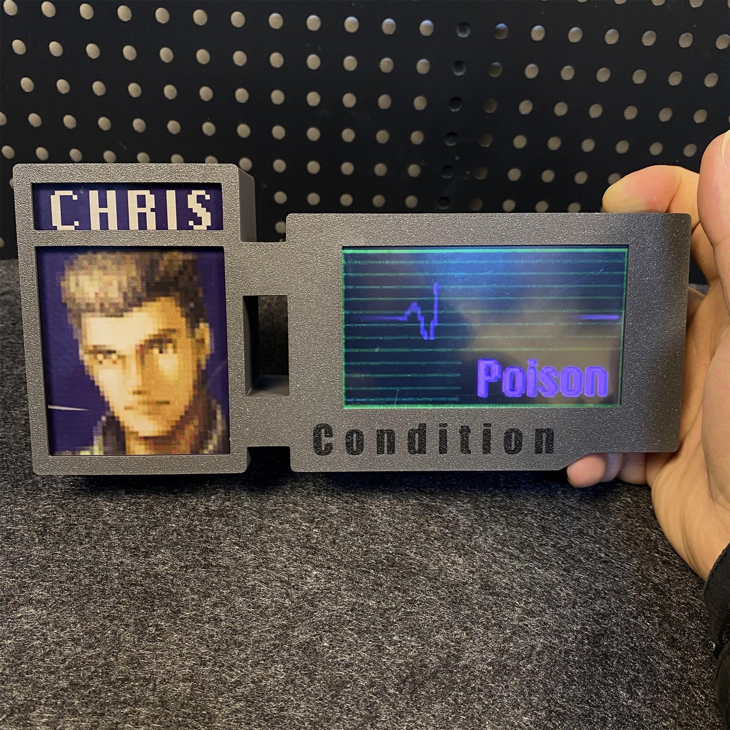 3D Printed RE Series Classical Game Character Health Condition Bar Status Screen