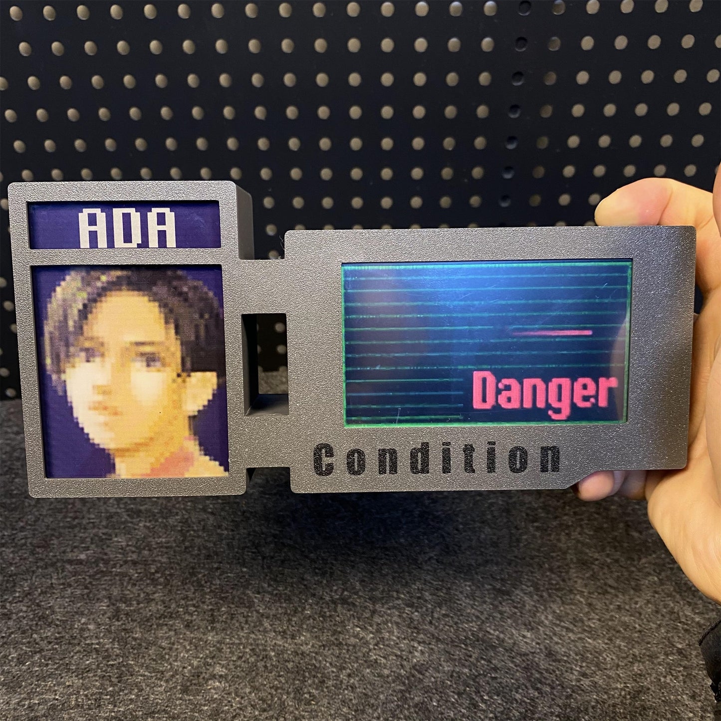 3D Printed RE Series Classical Game Character Health Condition Bar Status Screen