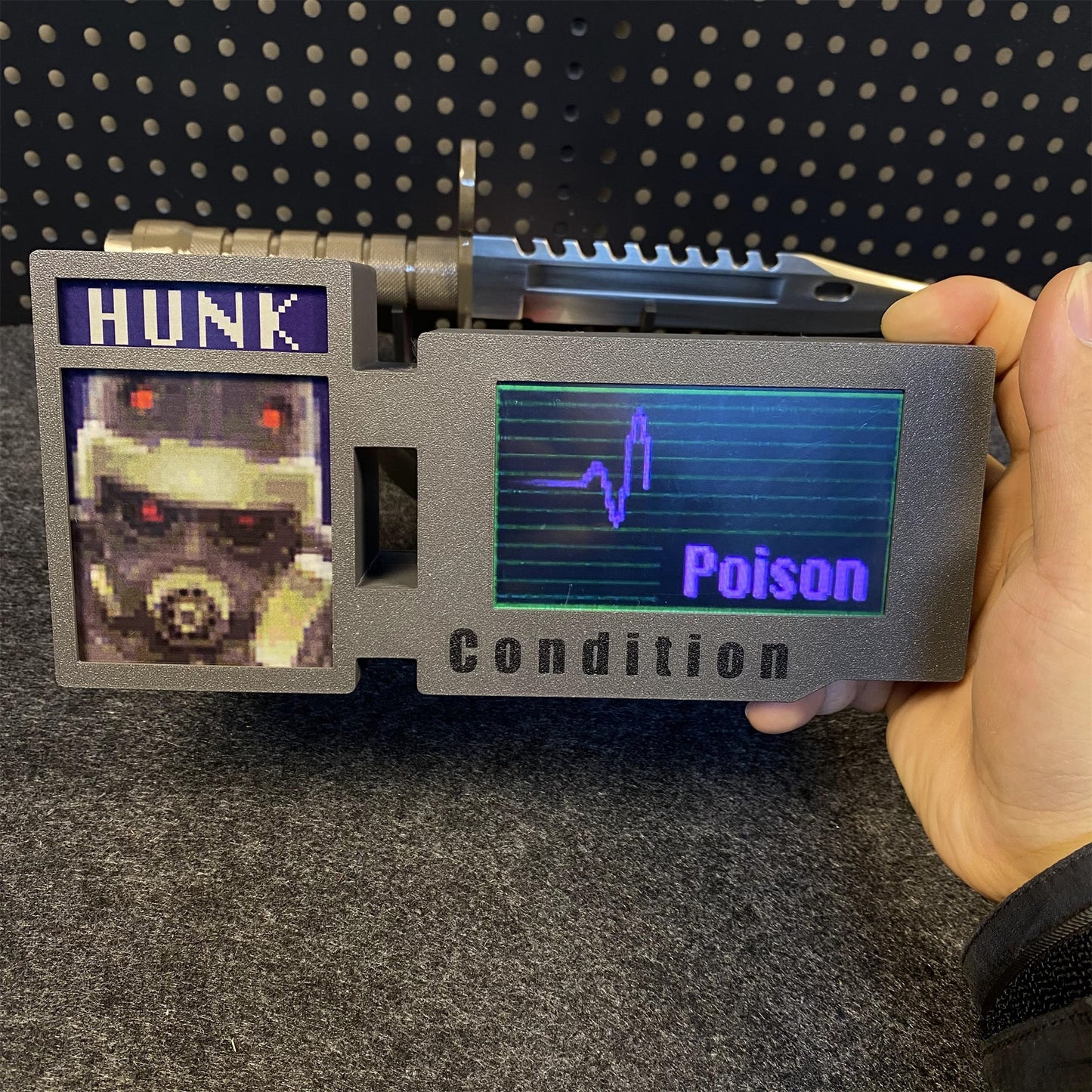 3D Printed RE Series Classical Game Character Health Condition Bar Status Screen