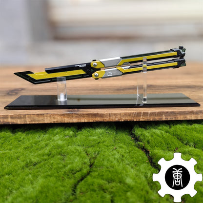 RGX Knife Metal Blunt Blade RGX Butterfly Knife Trainer Game Knife Replica