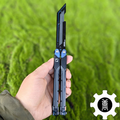 RGX Knife Metal Blunt Blade Butterfly Trainer USA Only