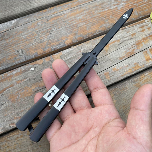 SAO Anime Peripheral  Practise Butterfly Balisong Knife Metal Model