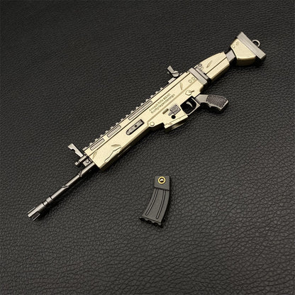 Miniature Metal Scar Assault Rifle 17CM/6.7"