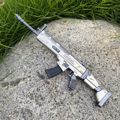 Miniature Metal Scar Assault Rifle 17CM/6.7"