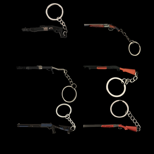 6 in 1 World Famous Shogun SPAS-12 S1897 S686 M1014  Keychain