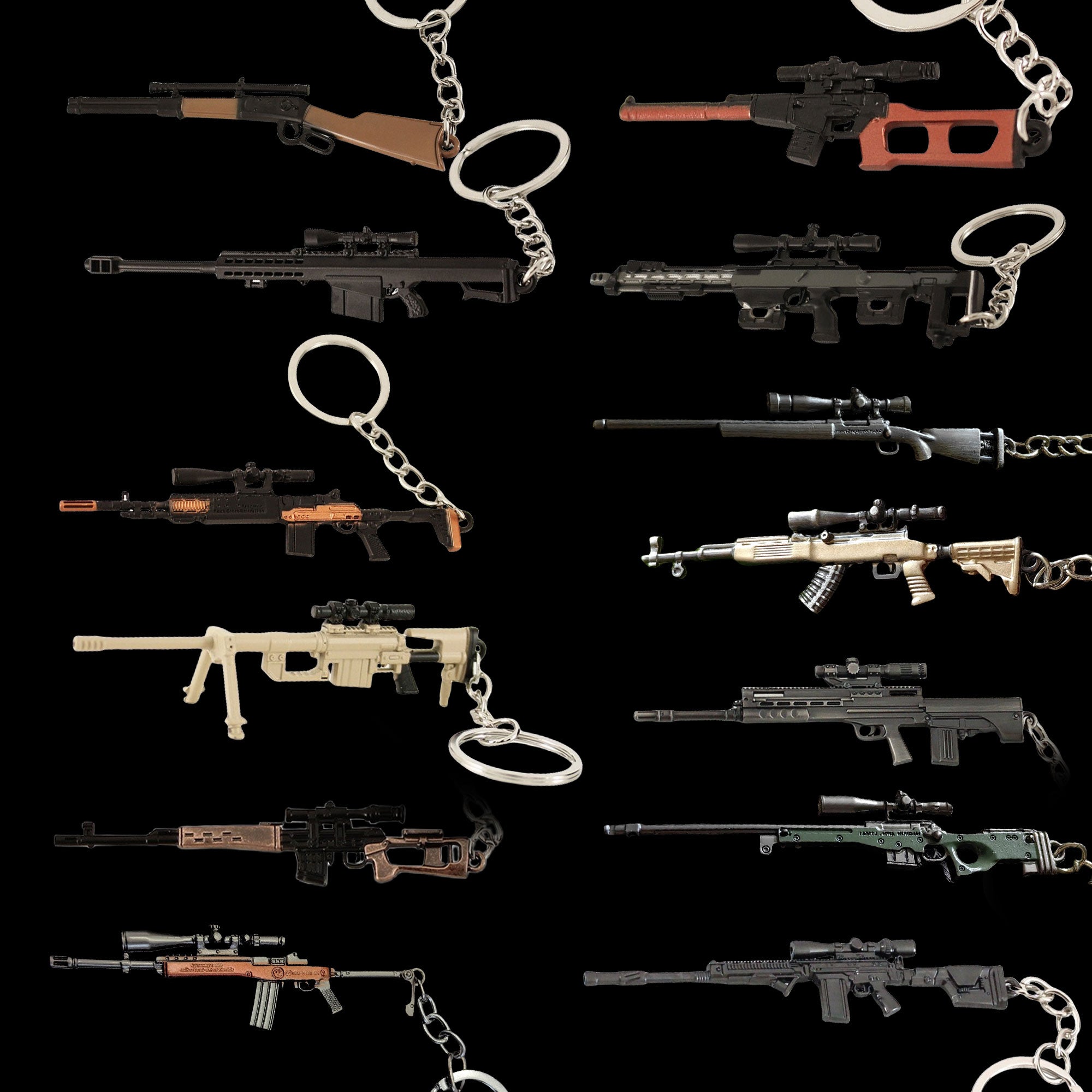 13 in 1 World Famous Sniper Rifle Keychain – Leones Marvelous Items