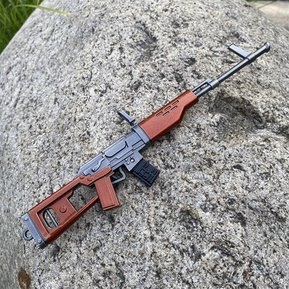 Miniature Metal SVD Dragunov Sniper Rifle 17CM/6.7"