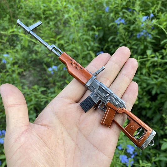 Miniature Metal SVD Dragunov Sniper Rifle 17CM/6.7"