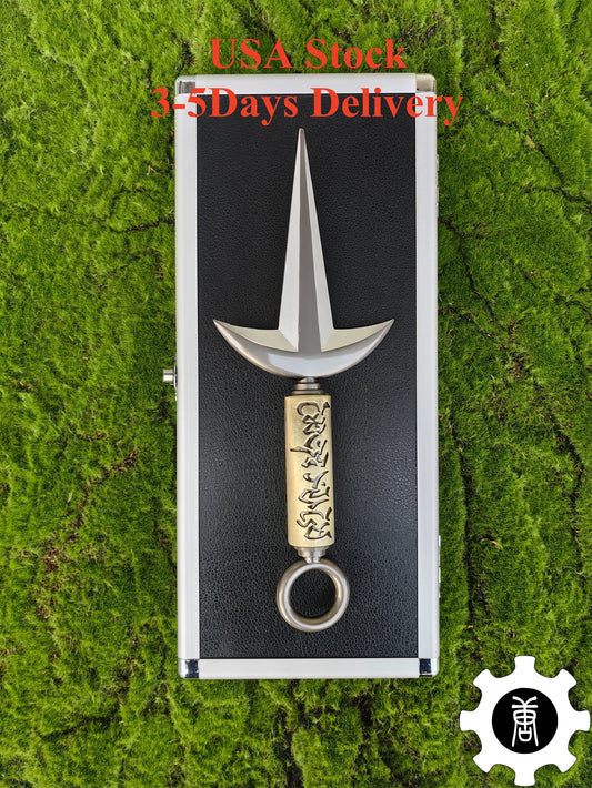 Minato Flying Thunder God Kunai Metal Replica With Gift Box USA Stock