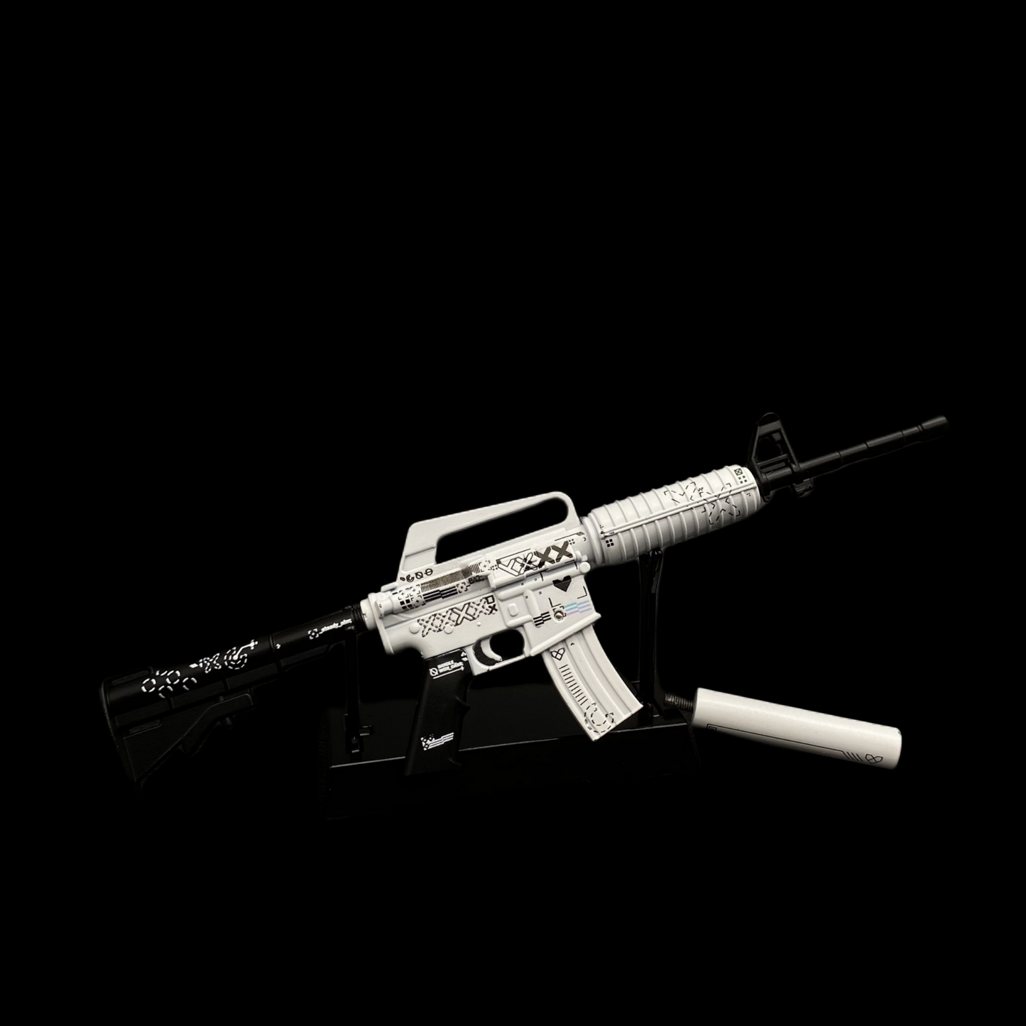 Top Rank Printstream Hyper Beast M4A1-S Gun Miniature For Collection