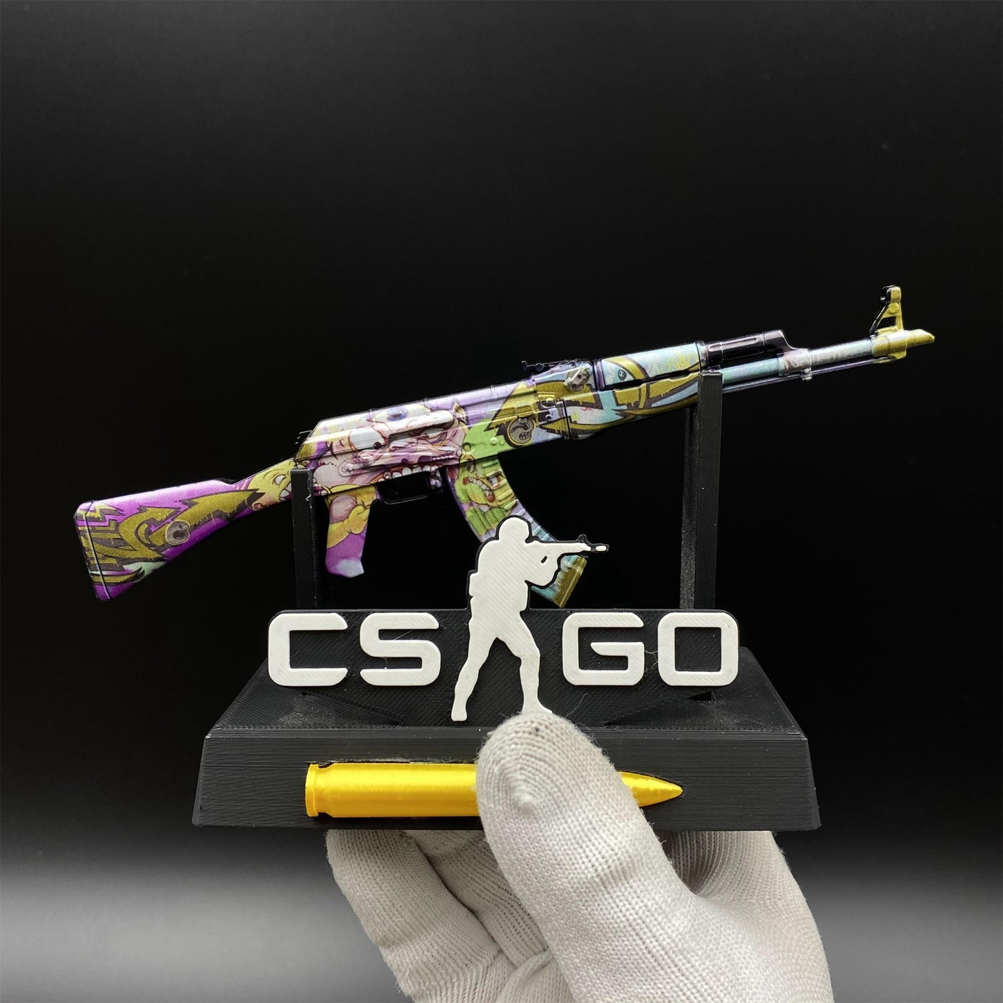 New Hot Skin AK47 Jaguar Neon Revolution Ice Coaled B the Monster Gold Arabesque Crane Flight Miniature