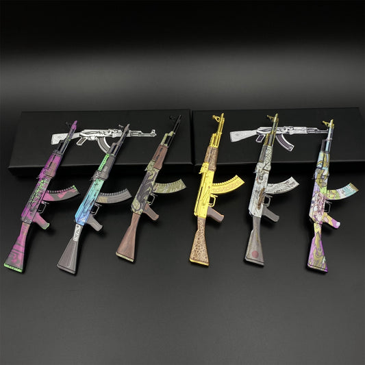 New Hot Skin AK47 Jaguar Neon Revolution Ice Coaled B the Monster Gold Arabesque Crane Flight Miniature