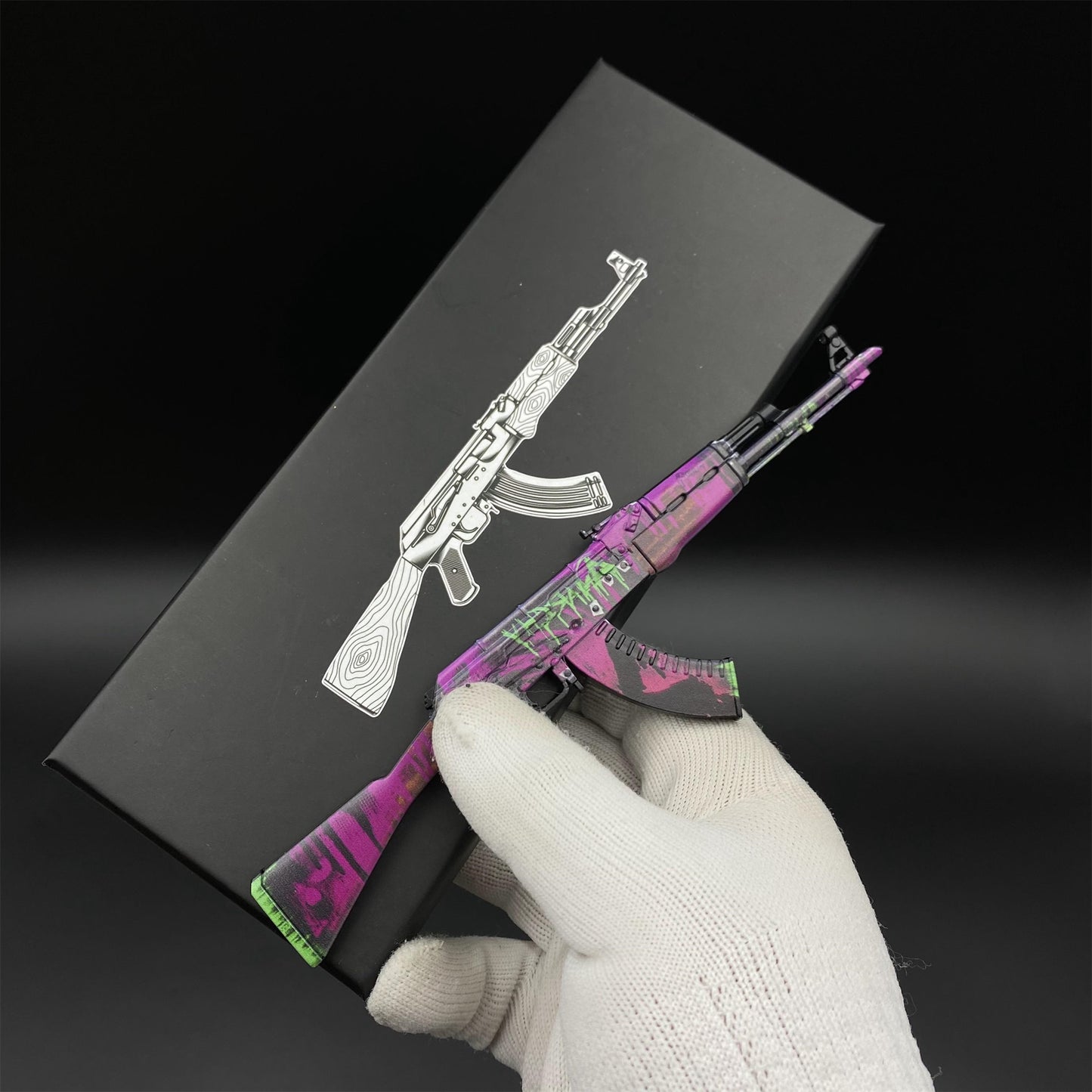 New Hot Skin AK47 Jaguar Neon Revolution Ice Coaled B the Monster Gold Arabesque Crane Flight Miniature