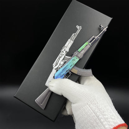 New Hot Skin AK47 Jaguar Neon Revolution Ice Coaled B the Monster Gold Arabesque Crane Flight Miniature