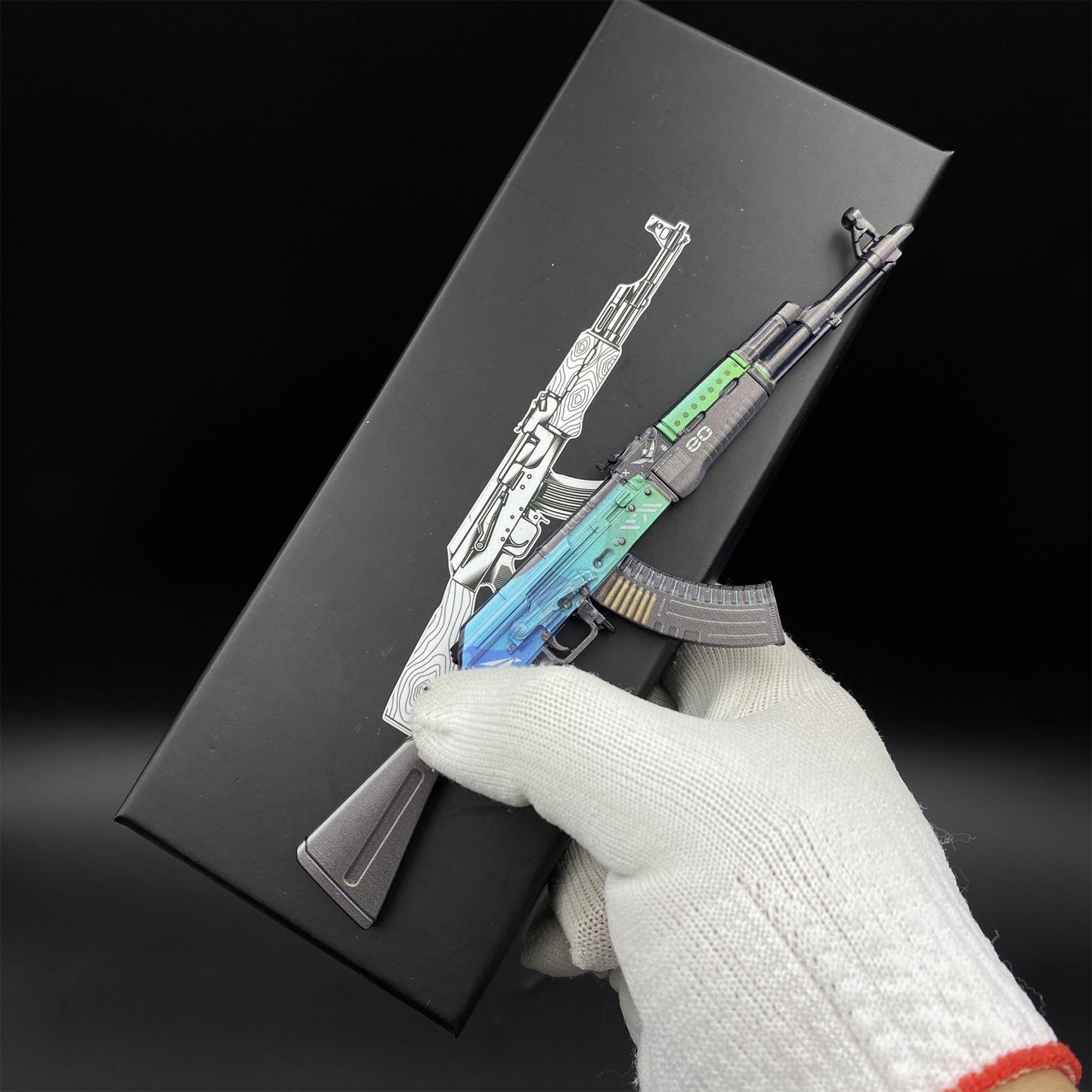 New Hot Skin AK47 Jaguar Neon Revolution Ice Coaled B the Monster Gold Arabesque Crane Flight Miniature