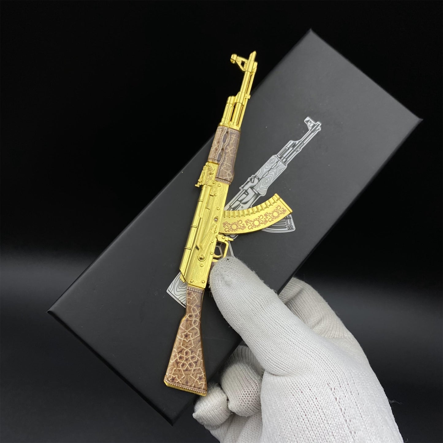 New Hot Skin AK47 Jaguar Neon Revolution Ice Coaled B the Monster Gold Arabesque Crane Flight Miniature