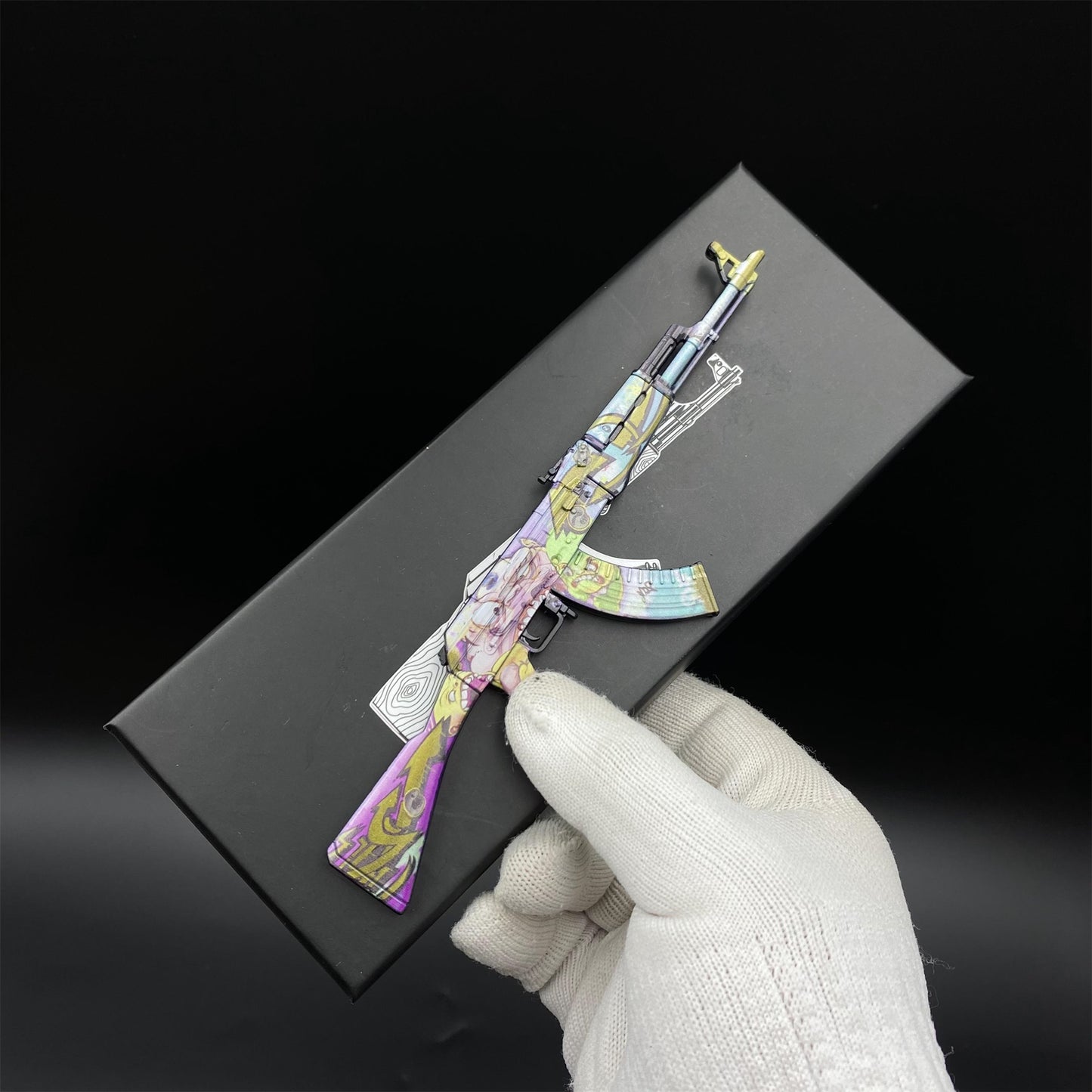 New Hot Skin AK47 Jaguar Neon Revolution Ice Coaled B the Monster Gold Arabesque Crane Flight Miniature