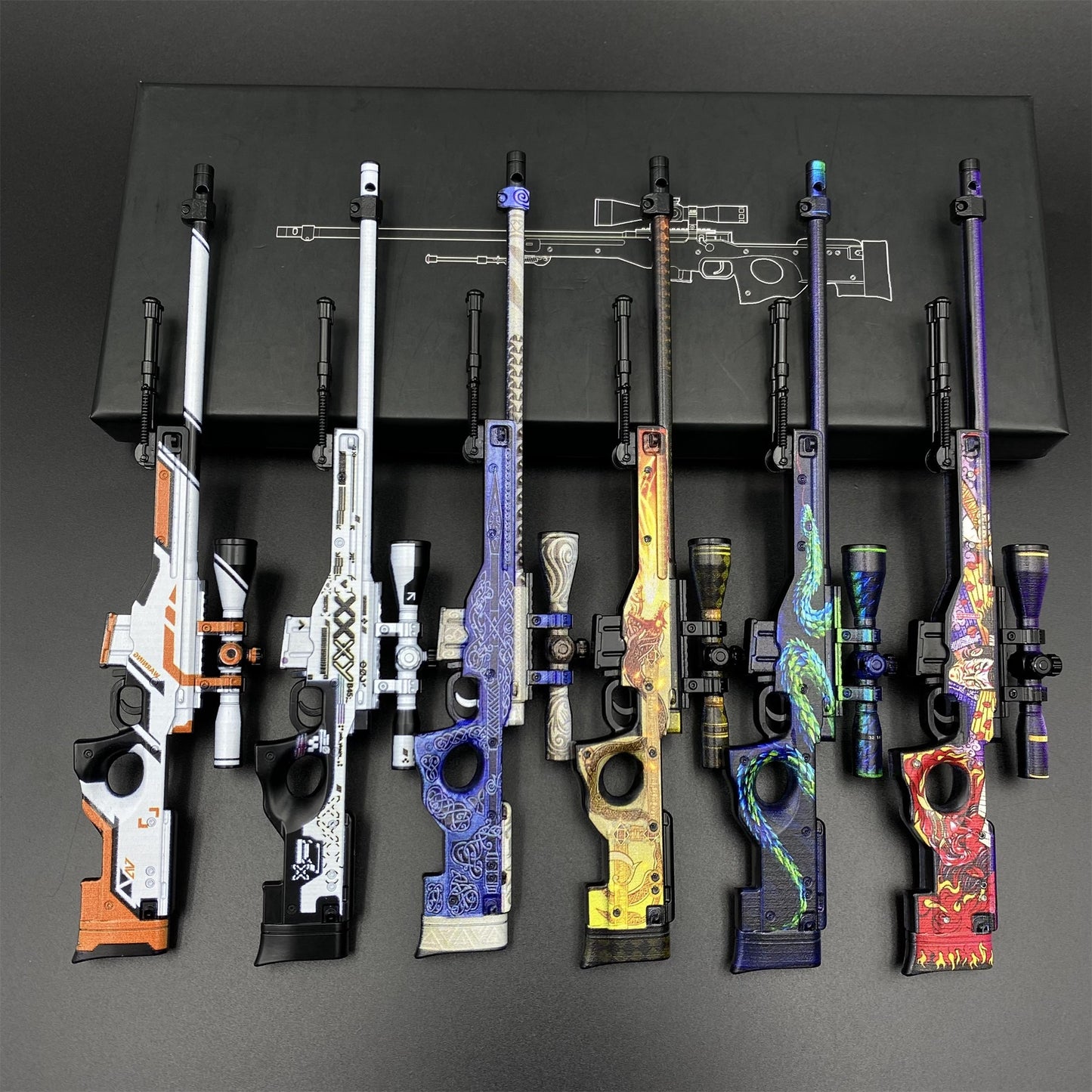 CSGO Hot Skin AWP Miniature Printstream Oni Taiji Asiimov Lore Gungnir Atheris Tiny Gun