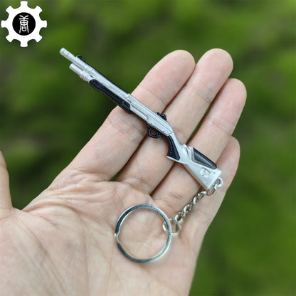 Tiny Radiant Crisis 001 Bucky Gun Metal Keychain
