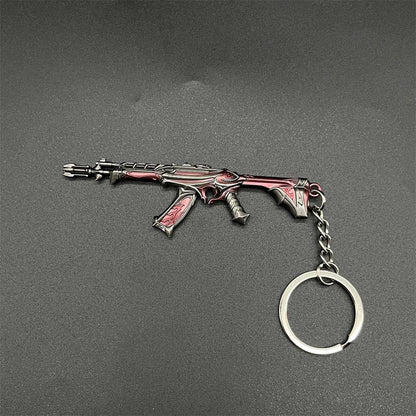 Metal Hot Game Weapons Mini Keychain Pendant