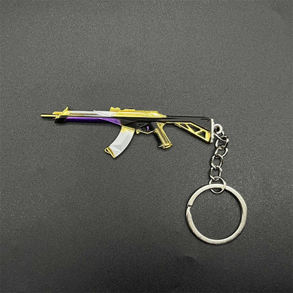 Metal Hot Game Weapons Mini Keychain Pendant