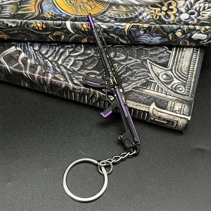 Metal Hot Game Weapons Mini Keychain Pendant