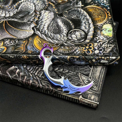 Metal Hot Game Weapons Mini Keychain Pendant