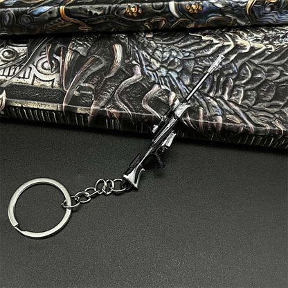 Metal Hot Game Weapons Mini Keychain Pendant