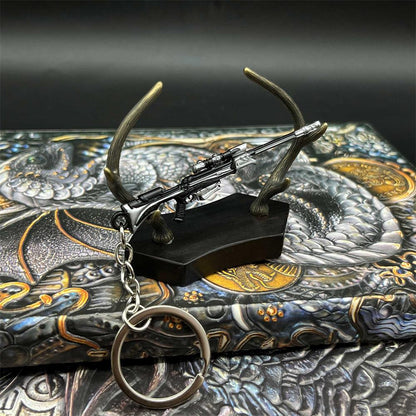 Metal Hot Game Weapons Mini Keychain Pendant