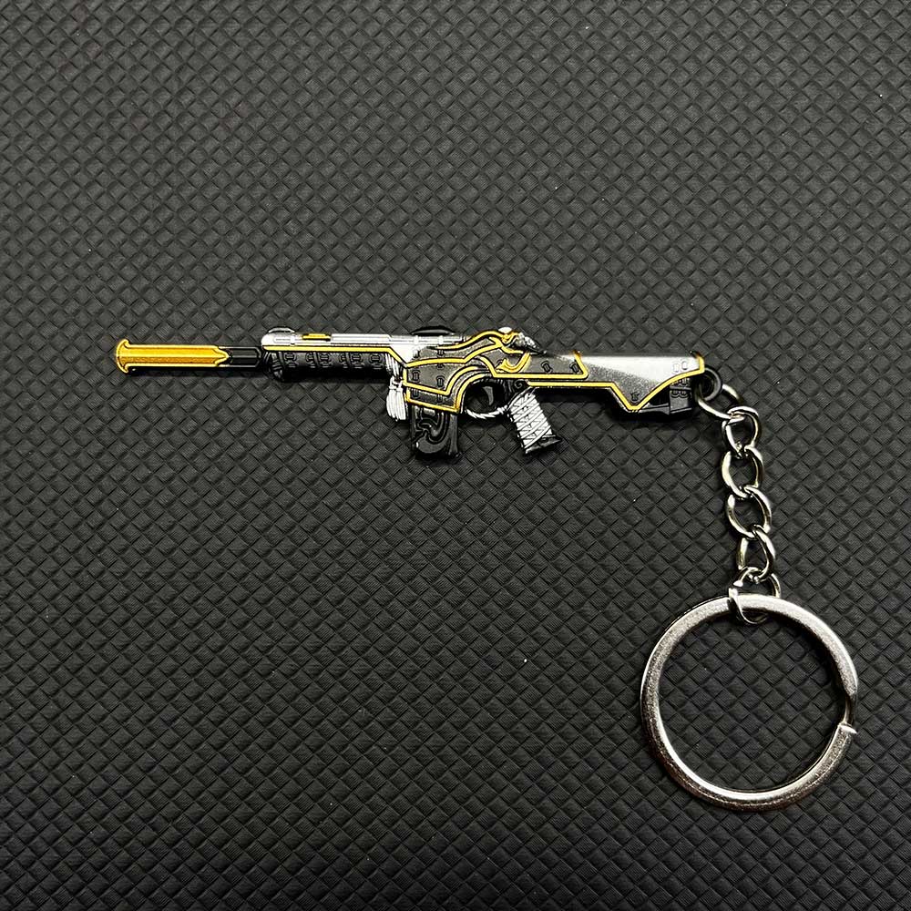 Metal RGX Blade Gun Model KeyChain