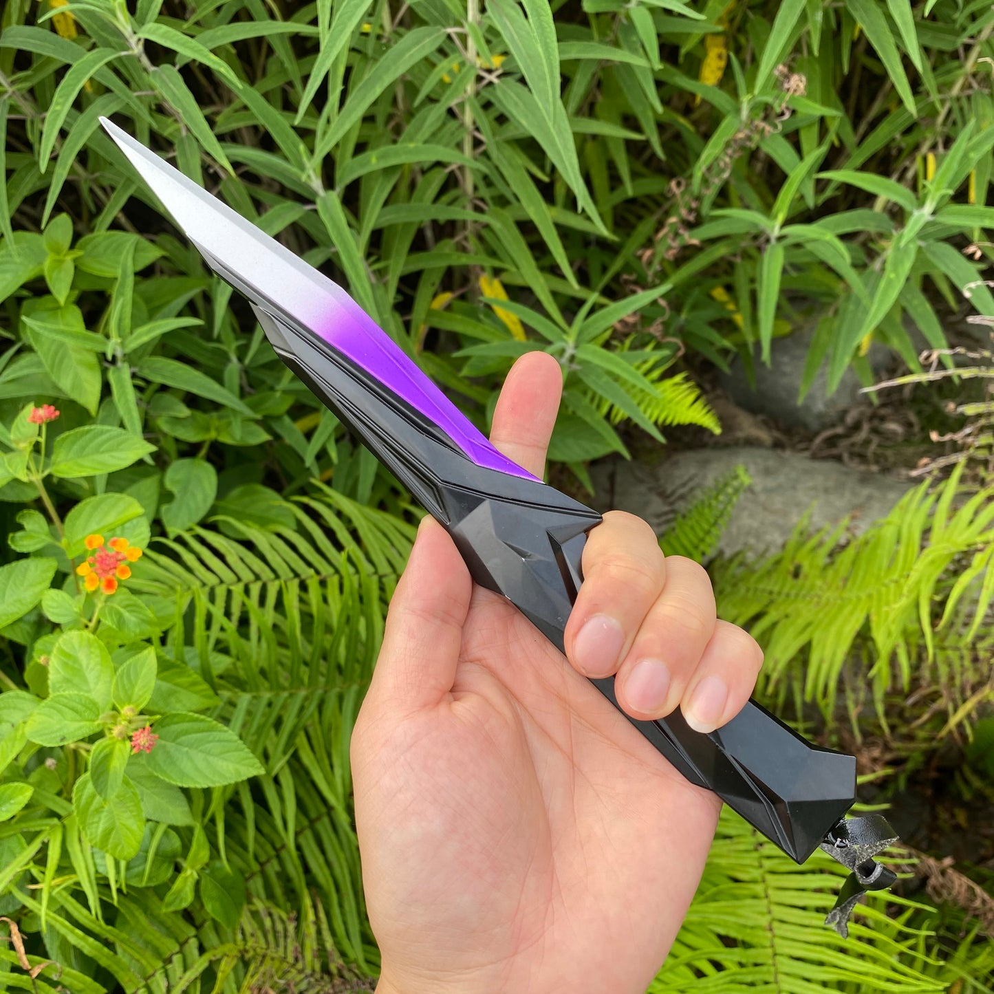 28CM Metal Singularity Knife Purple Replica