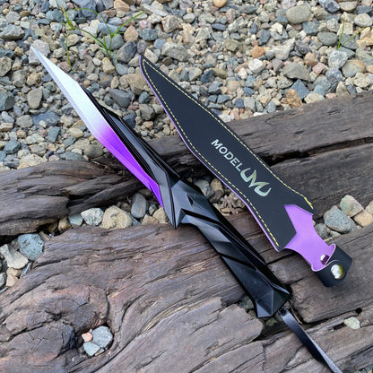 28CM Metal Singularity Knife Purple Replica