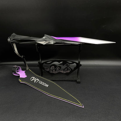 28CM Metal Singularity Knife Purple Replica