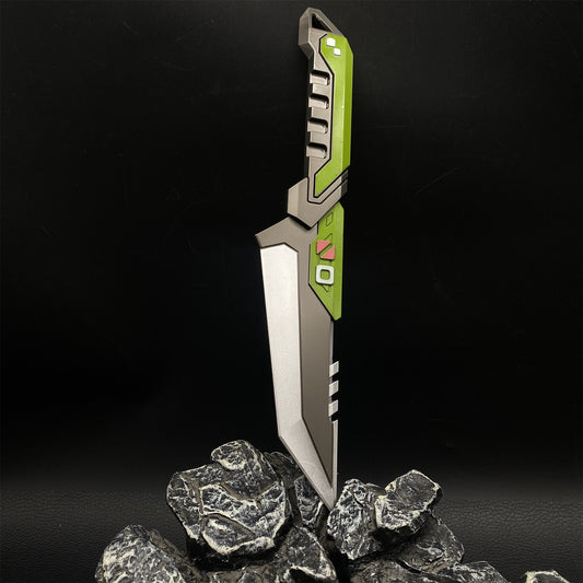 Metal Overlay Dagger Display Art
