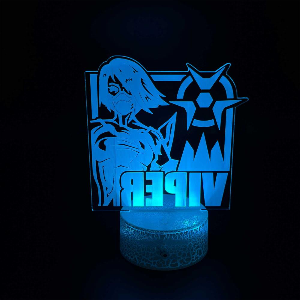 Customized Val Characters 3D Night Lamp