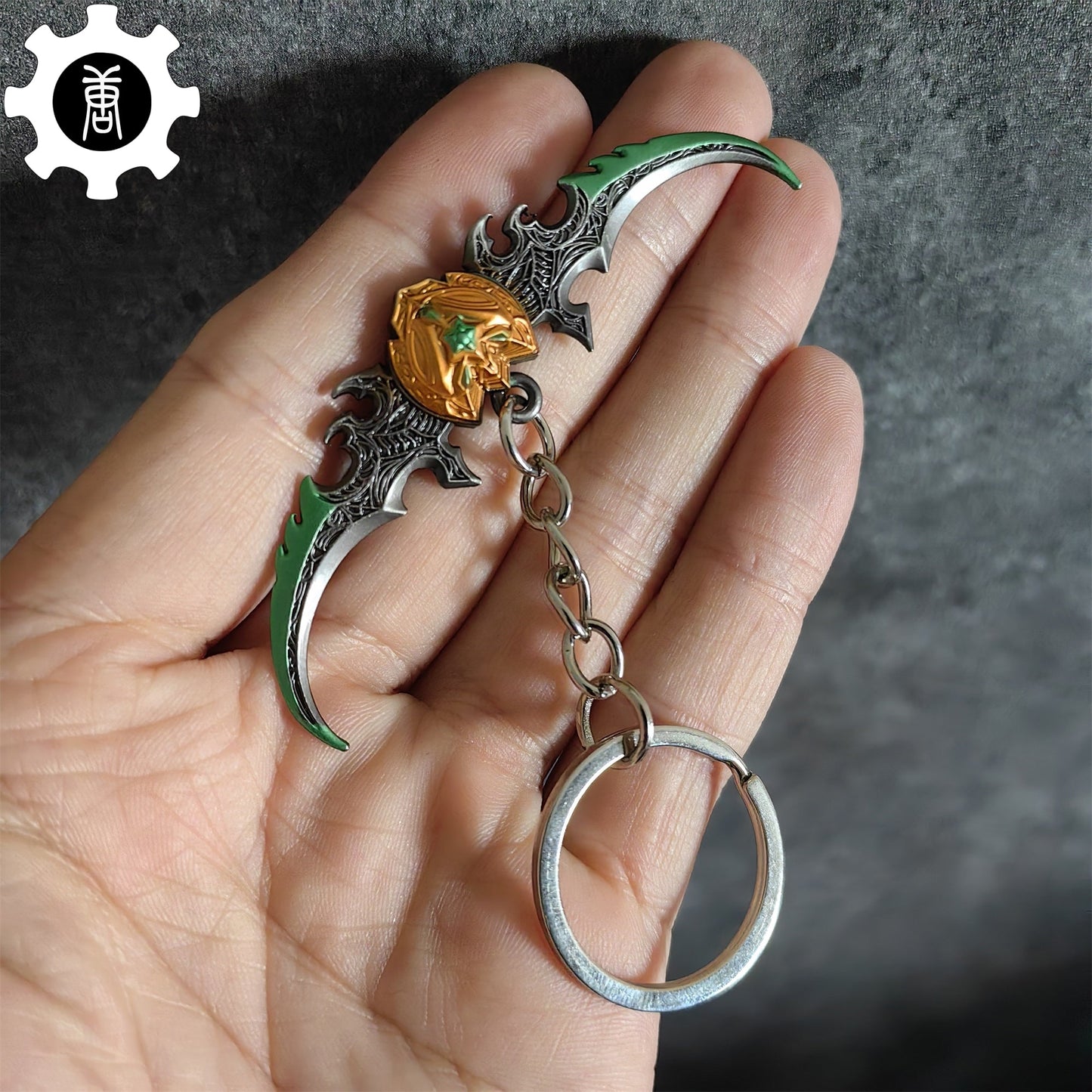 WOW Metal Mini Weapons Keychain Pendant 6 In 1 Pack