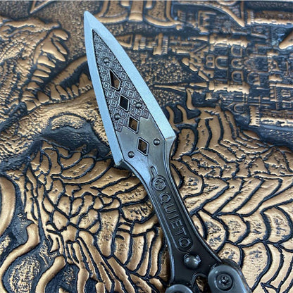 White Wraith Kunai Wraith Blunt Blade Balisong 2 in 1 Pack