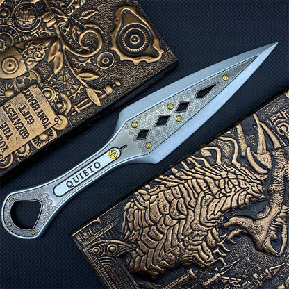 White Wraith Kunai Wraith Blunt Blade Balisong 2 in 1 Pack