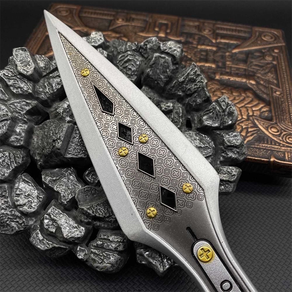 White Wraith Kunai Wraith Blunt Blade Balisong 2 in 1 Pack