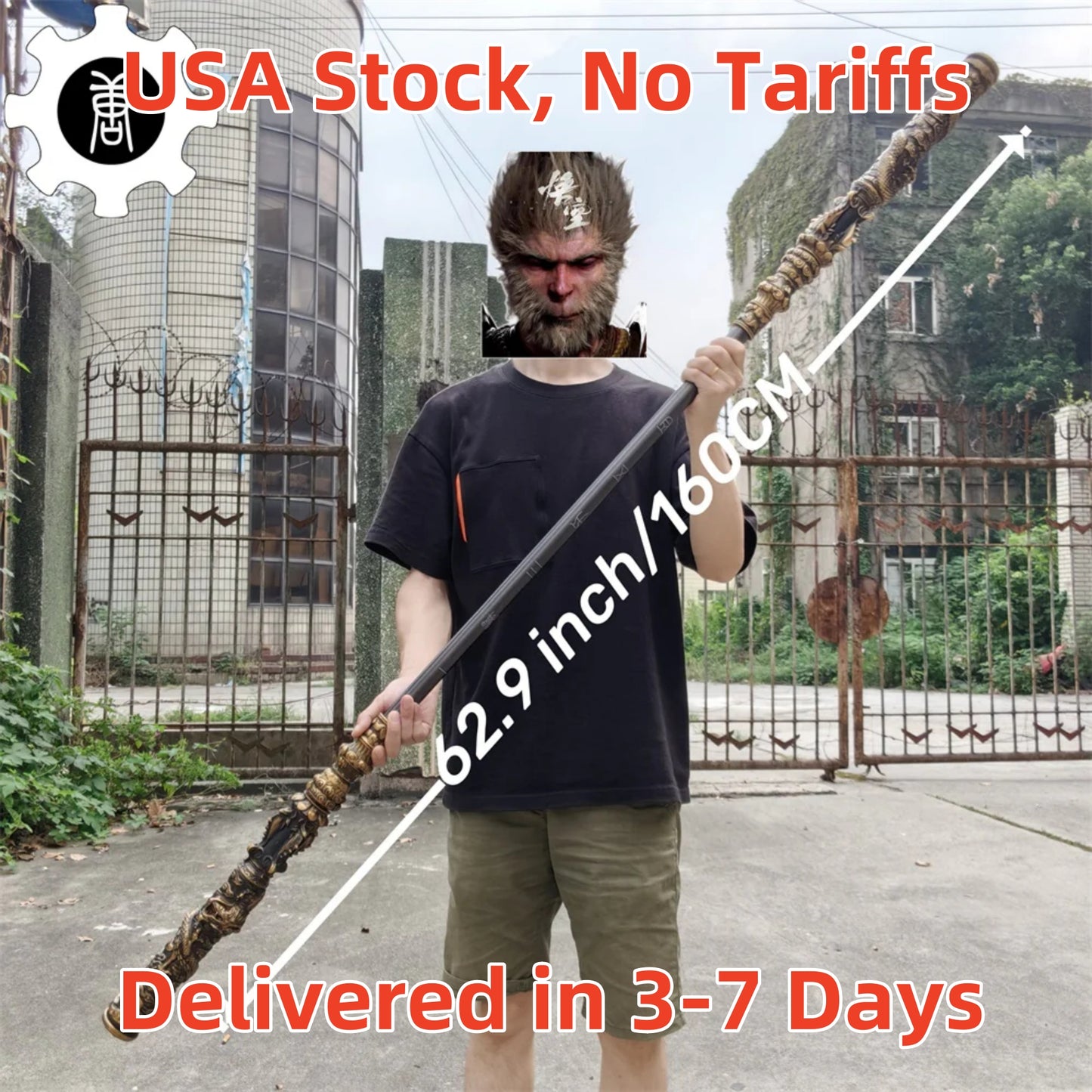 Wukong JinGuBang Life-Size Replica 62.9" USA Only