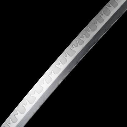 130CM/51.1" DMC5 Yamato Tachi Hand-Forged Manganese Steel Long Samurai Sword For Collection