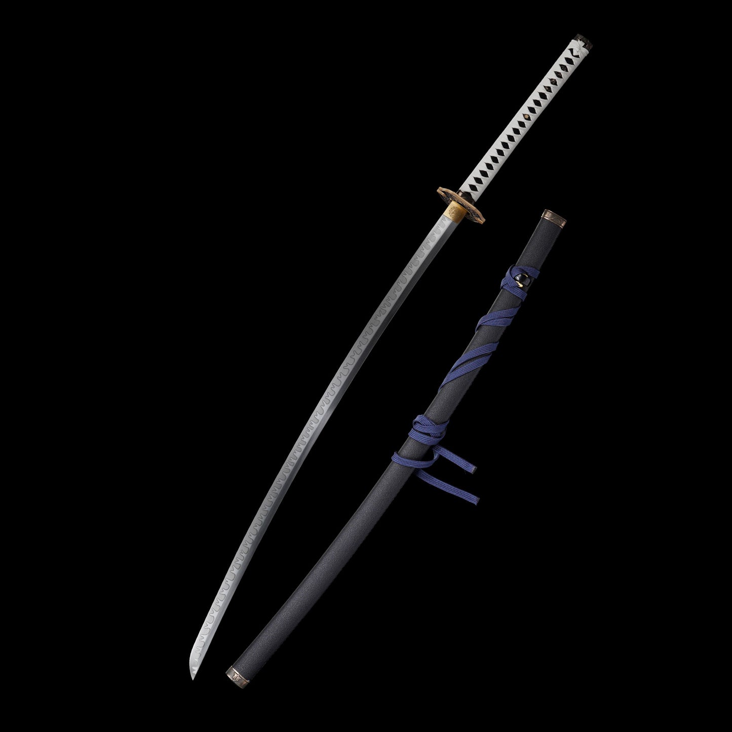 130CM/51.1" DMC5 Yamato Tachi Hand-Forged Manganese Steel Long Samurai Sword For Collection