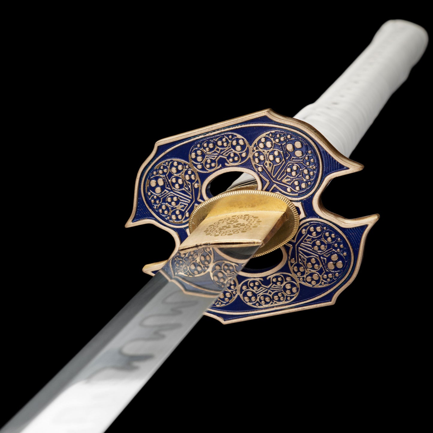 130CM/51.1" DMC5 Yamato Tachi Hand-Forged Manganese Steel Long Samurai Sword For Collection