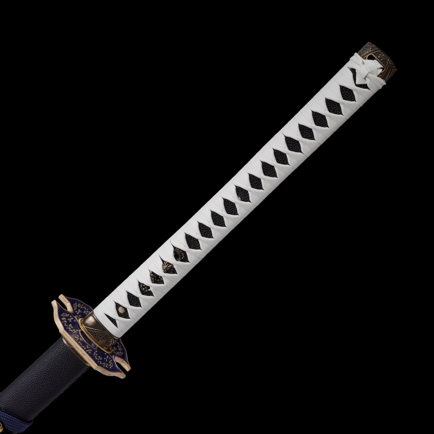 130CM/51.1" DMC5 Yamato Tachi Hand-Forged Manganese Steel Long Samurai Sword For Collection