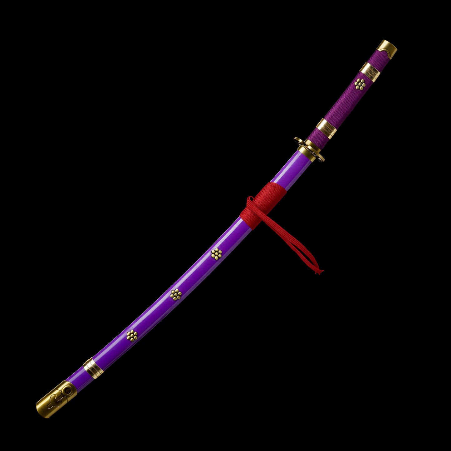 IRL Zoro Enma Katana Legendary Pirate Black Blade Replica For Collection