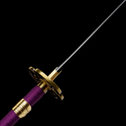 IRL Zoro Enma Katana Legendary Pirate Black Blade Replica For Collection