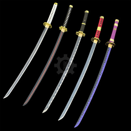 IRL Yubashiri Wado Ichimoji Shusui Enma Sandai Kitetsu Katana Carbon Steel Version