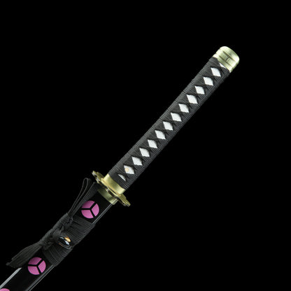 Zoro Shusui Katana Legendary Pirate Black Blade Replica 2 Hamon Option