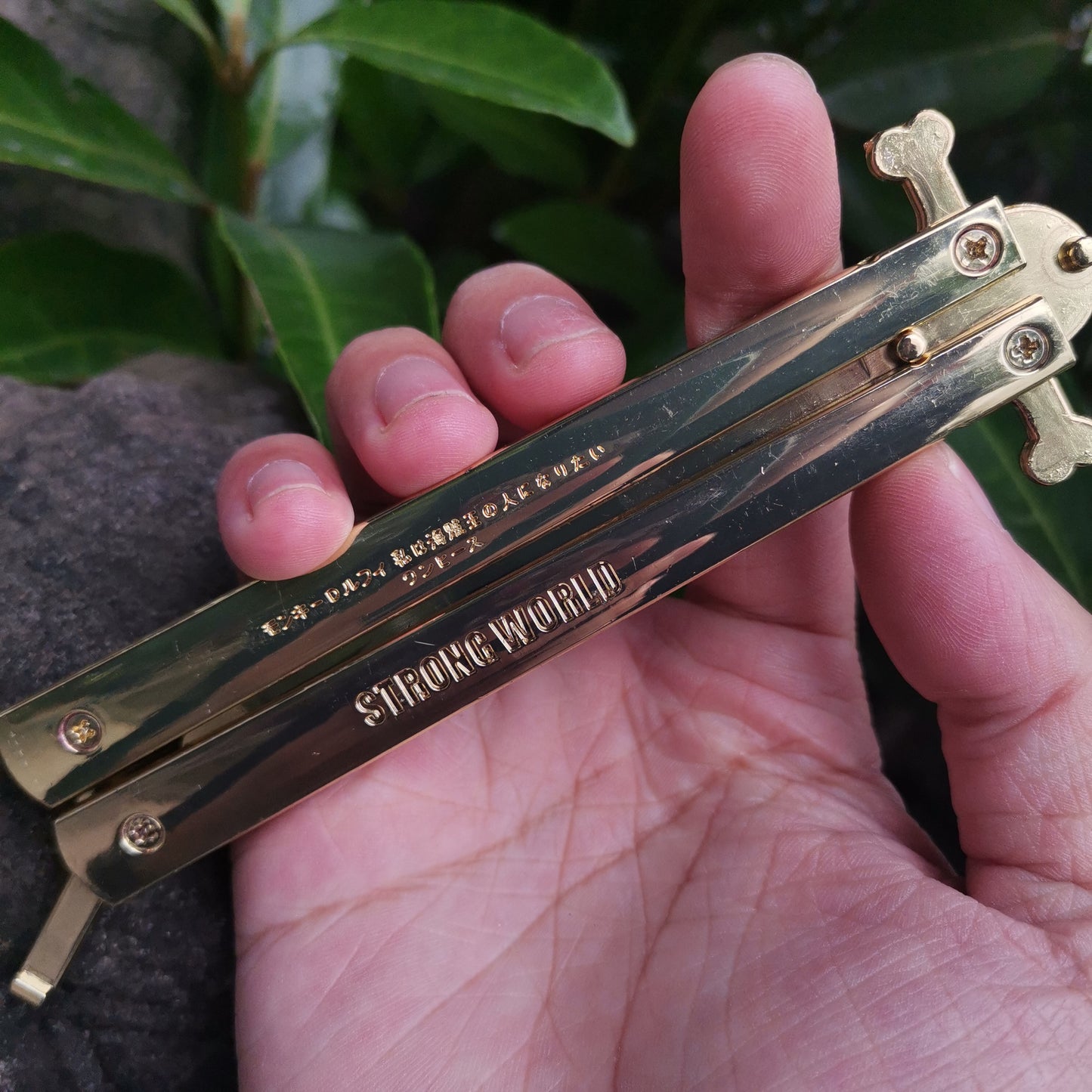 Anime Fandom Alloy Balisong Trainer for Gift