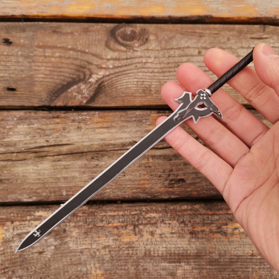 30cm/ 11.8" SAO Elucidator Sword Metal Model Prop